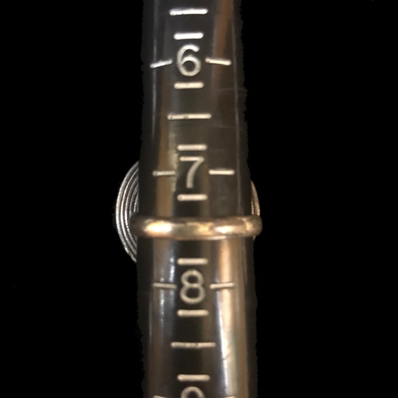 Vintage 925 Silver Mother of Pearl Ring - Picture 5 of 8